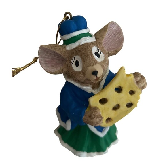 Vintage Christmas Ornament Bundle - Santa Mouse & Snowmen Figurines/Ornaments - Picture 3 of 10